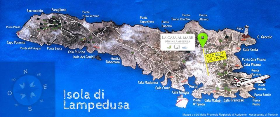 La Casa Al Mare Bed & Breakfast Lampedusa Exterior photo